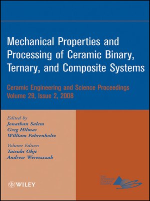 cover image of Mechanical Properties and Performance of Engineering Ceramics and Composites IV